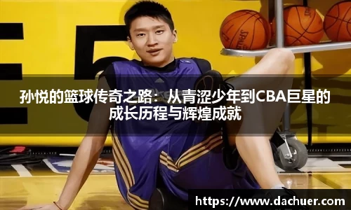 孙悦的篮球传奇之路：从青涩少年到CBA巨星的成长历程与辉煌成就